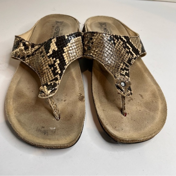 Mephisto | Snakeskin Sandals - Picture 2 of 5